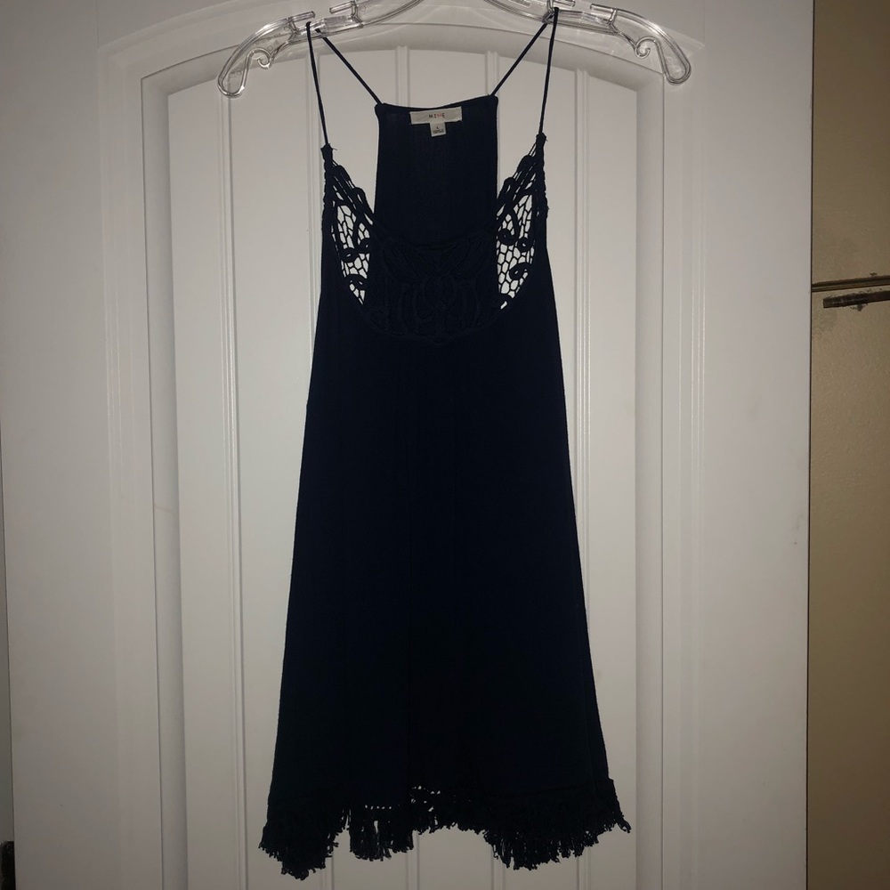 Navy tank top